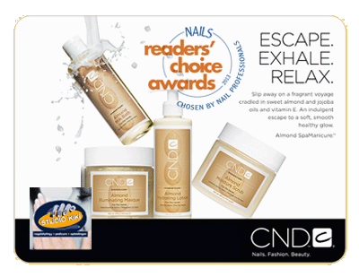 cnd spa manicure escape almond