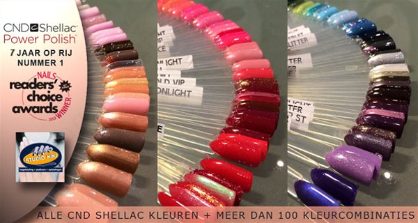 cnd shellac nagellak kleuren