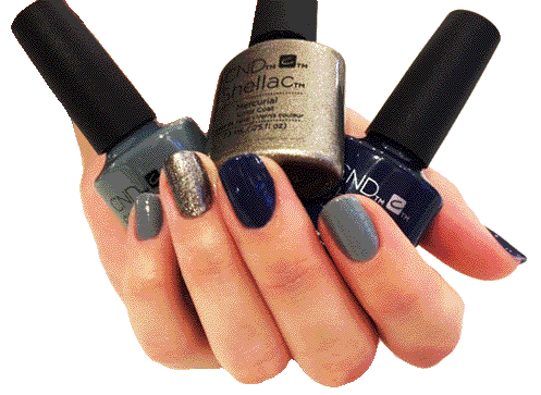 CND Shellac Nightspell / Glacial Illusion