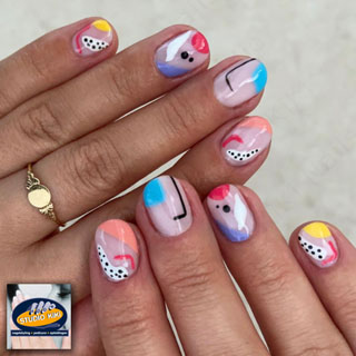 pop art nails